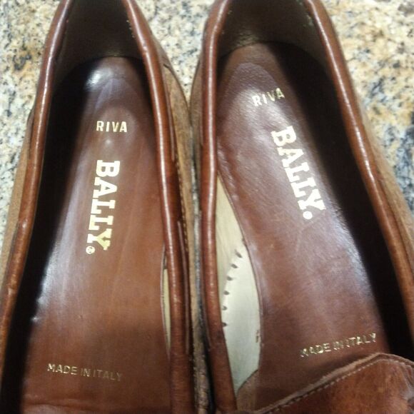 Bally Riva Slip On Tassel Loafers Brow Leather Dress Shoes Men\'s Size 11 M main image 8